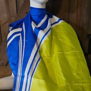 Jacobson's Vintage Scarve Pure Silk Hand Rolled Colorful 30 inches Square